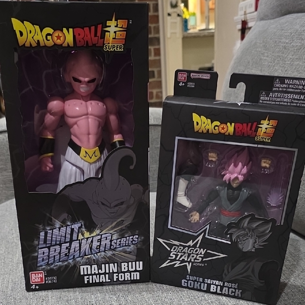 Dragon Ball Super Majin Buu and Goku Black Figures